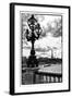 Detail of the Pont  Alexander III bridge - with the Eiffel Tower in the background - Seine River --Philippe Hugonnard-Framed Photographic Print