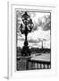 Detail of the Pont  Alexander III bridge - with the Eiffel Tower in the background - Seine River --Philippe Hugonnard-Framed Photographic Print