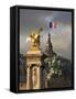 Detail of the Pont Alexandre Iii Bridge, Paris, France-Walter Bibikow-Framed Stretched Canvas