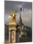 Detail of the Pont Alexandre Iii Bridge, Paris, France-Walter Bibikow-Mounted Photographic Print