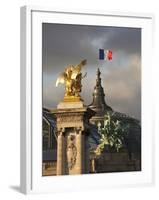 Detail of the Pont Alexandre Iii Bridge, Paris, France-Walter Bibikow-Framed Photographic Print