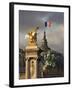 Detail of the Pont Alexandre Iii Bridge, Paris, France-Walter Bibikow-Framed Photographic Print