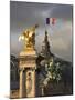 Detail of the Pont Alexandre Iii Bridge, Paris, France-Walter Bibikow-Mounted Photographic Print