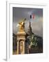 Detail of the Pont Alexandre Iii Bridge, Paris, France-Walter Bibikow-Framed Photographic Print