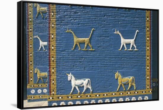Detail of the Reconstruction of the Ishtar Gate-null-Framed Stretched Canvas