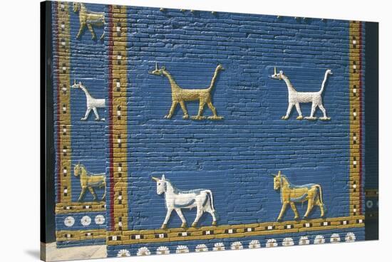 Detail of the Reconstruction of the Ishtar Gate-null-Stretched Canvas