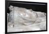 Detail of the recumbent effigy on the tomb of Isabella of Aragon wife of Philip III the bold-Godong-Framed Photographic Print