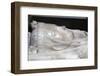 Detail of the recumbent effigy on the tomb of Isabella of Aragon wife of Philip III the bold-Godong-Framed Photographic Print