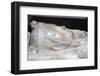 Detail of the recumbent effigy on the tomb of Isabella of Aragon wife of Philip III the bold-Godong-Framed Photographic Print