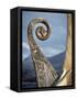 Detail of the Replica of a 9th Century Ad Viking Ship, Oseberg, Norway, Scandinavia, Europe-David Lomax-Framed Stretched Canvas