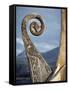 Detail of the Replica of a 9th Century Ad Viking Ship, Oseberg, Norway, Scandinavia, Europe-David Lomax-Framed Stretched Canvas