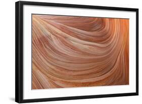 Detail of the Rock Wall at the Wave, Naturally-null-Framed Photographic Print