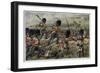 Detail of the Scots Fusilier Guards (Now Scots Guards) at the Battle of the Alma, Crimean War, 20…-Richard Simkin-Framed Giclee Print