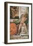 Detail of the Sistine Chapel Ceiling in the Vatican, 1508-1512-Michelangelo Buonarroti-Framed Giclee Print