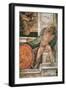 Detail of the Sistine Chapel Ceiling in the Vatican, 1508-1512-Michelangelo Buonarroti-Framed Giclee Print