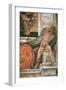 Detail of the Sistine Chapel Ceiling in the Vatican, 1508-1512-Michelangelo-Framed Giclee Print