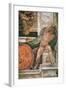 Detail of the Sistine Chapel Ceiling in the Vatican, 1508-1512-Michelangelo-Framed Giclee Print