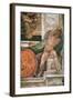 Detail of the Sistine Chapel Ceiling in the Vatican, 1508-1512-Michelangelo-Framed Giclee Print