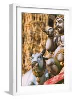 Detail of the Sri Mariamman Temple-Jon Hicks-Framed Photographic Print