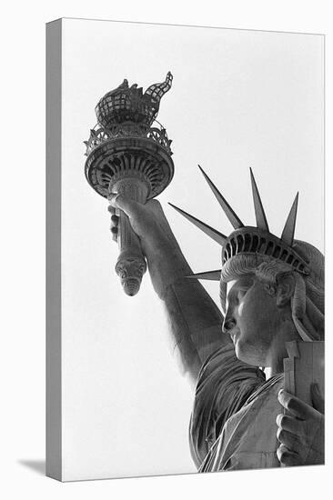 Detail of the Statue of Liberty by Frederic Auguste Bartholdi-null-Stretched Canvas