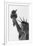 Detail of the Statue of Liberty by Frederic Auguste Bartholdi-null-Framed Premium Photographic Print