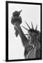 Detail of the Statue of Liberty by Frederic Auguste Bartholdi-null-Framed Premium Photographic Print