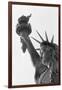 Detail of the Statue of Liberty by Frederic Auguste Bartholdi-null-Framed Photographic Print