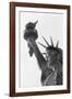 Detail of the Statue of Liberty by Frederic Auguste Bartholdi-null-Framed Photographic Print