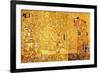 Detail of 'The Stoclet Frieze', 1905-09-Gustav Klimt-Framed Giclee Print