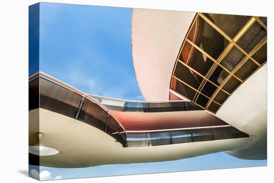 Detail of the Structure of the Niemeyer Museum of Contemporary Arts-Gabrielle and Michael Therin-Weise-Stretched Canvas