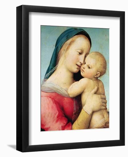 Detail of the 'Tempi' Madonna, 1508-Raphael-Framed Premium Giclee Print