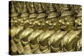 Detail of the Temple of the Emerald Buddha (Wat Phra Kaew)-John Woodworth-Stretched Canvas