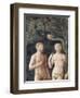 Detail of the Temptation of Adam and Eve, C.1423-25 (Fresco) (Detail of 430556)-Tommaso Masolino Da Panicale-Framed Giclee Print