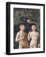 Detail of the Temptation of Adam and Eve, C.1423-25 (Fresco) (Detail of 430556)-Tommaso Masolino Da Panicale-Framed Giclee Print