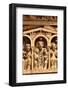 Detail of the tympanum depicting the Last Judgment and Heaven, Sainte-Foy de Conques abbey church-Godong-Framed Photographic Print