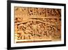 Detail of the tympanum depicting the Last Judgment and Hell, Sainte-Foy de Conques abbey church-Godong-Framed Photographic Print