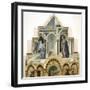 Detail of the Upper Part of the Annunciation-Piero della Francesca-Framed Giclee Print