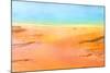 Detail of the Vibrant Colors of Grand Prismatic Pool, Yellowstone NP-dzain-Mounted Photographic Print