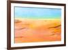 Detail of the Vibrant Colors of Grand Prismatic Pool, Yellowstone NP-dzain-Framed Photographic Print