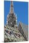 Detail of Tiled Roof of St Stephen's Cathedral-null-Mounted Giclee Print