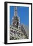 Detail of Tiled Roof of St Stephen's Cathedral-null-Framed Giclee Print