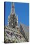 Detail of Tiled Roof of St Stephen's Cathedral-null-Stretched Canvas