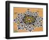 Detail of Tilework on the Friday Mosque or Masjet-Ejam, Herat, Afghanistan-Jane Sweeney-Framed Photographic Print