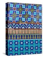 Detail of Tilework, Shrine of Hazrat Ali, Mazar-I-Sharif, Afghanistan-Jane Sweeney-Stretched Canvas