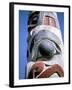 Detail of Totem Pole, Queen Charlotte Islands, British Columbia (B.C.), Canada-Oliviero Olivieri-Framed Photographic Print