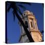 Detail of Tower of Catedral Nueva, Cadiz, Andalucia, Spain, Europe-Stuart Black-Stretched Canvas