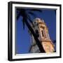 Detail of Tower of Catedral Nueva, Cadiz, Andalucia, Spain, Europe-Stuart Black-Framed Photographic Print