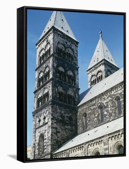 Detail of Tower of Lund Cathedral. Sweden, 12th Century-null-Framed Stretched Canvas