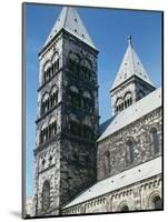 Detail of Tower of Lund Cathedral. Sweden, 12th Century-null-Mounted Giclee Print