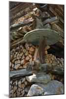 Detail Of Traditional Wooden Granary-Philippe Clement-Mounted Photographic Print